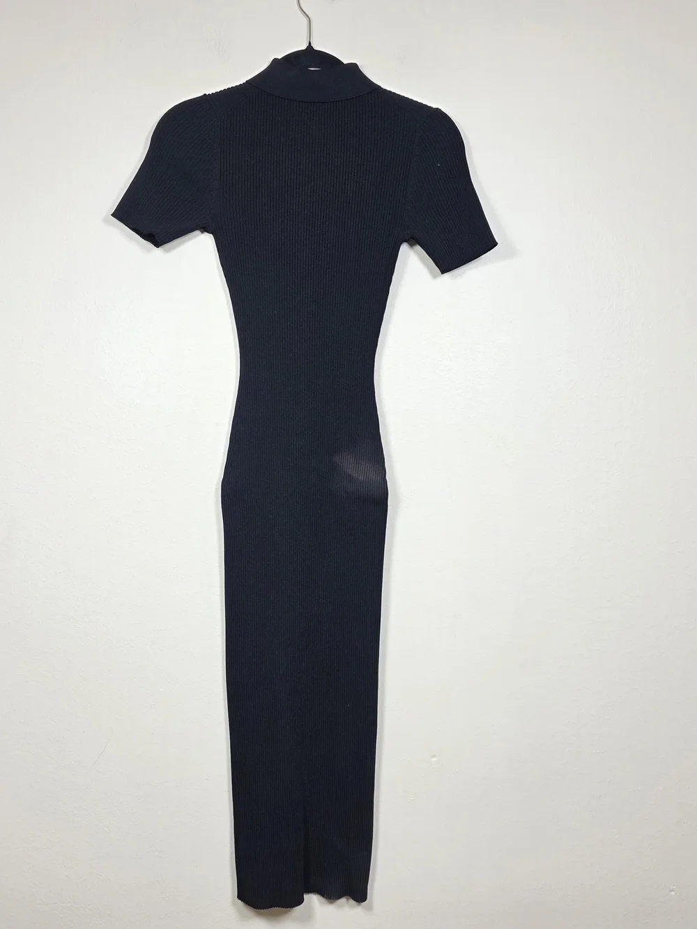 MICHAEL KORS BLACK POLO MIDI DRESS SIZE XS MSRP $185